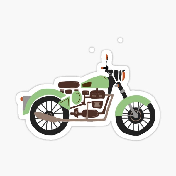 bullet bike sticker