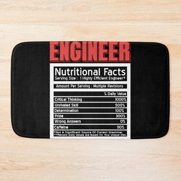 Item preview, Nutrition of engineer designed and sold by HumbleShirt.