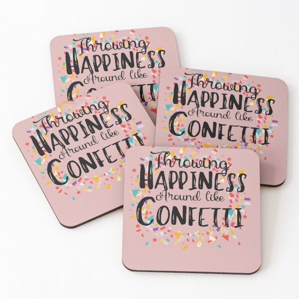 Item preview, Girls Happy Birthday Throw Happiness around like confetti designed and sold by Click-Like.