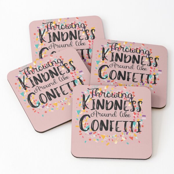 Item preview, Girls Happy Birthday Throw Kindness around like confetti designed and sold by Click-Like.