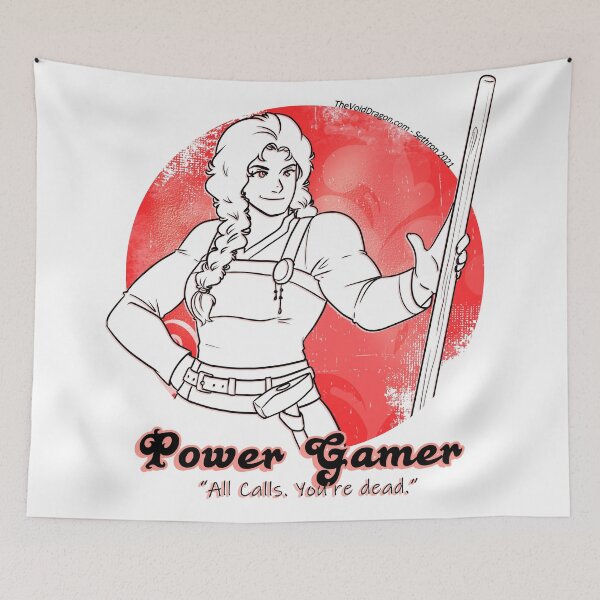 Aperçu de l'œuvre Archétype de GN - The Power Gamer - Bon sur fond clair créée et vendue par SeattleLARP.