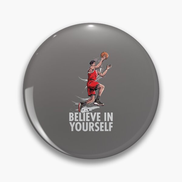 Item preview, Believe in yourself basketball motivation quote designed and sold by FalkDania.