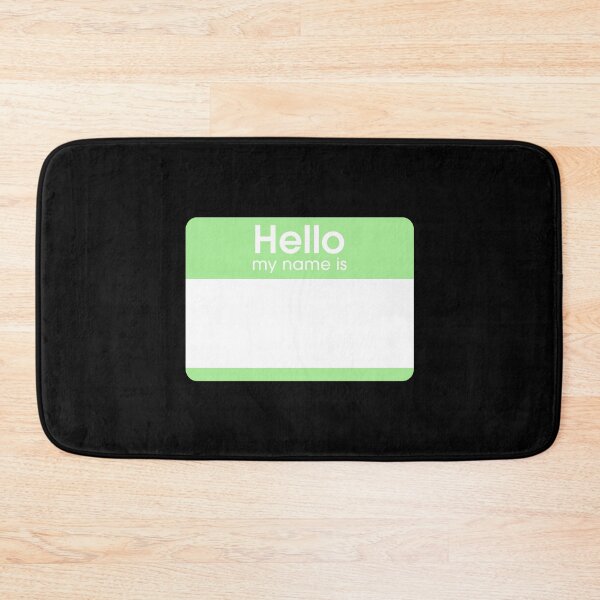 Item preview, Pastel Green Blank Name Tag Hello My Name Is Label  designed and sold by everything4eva.