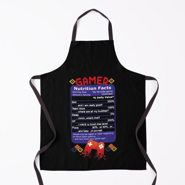 Aperçu de l'œuvre Informations nutritionnelles du joueur avec contrôleur créée et vendue par HumbleShirt.