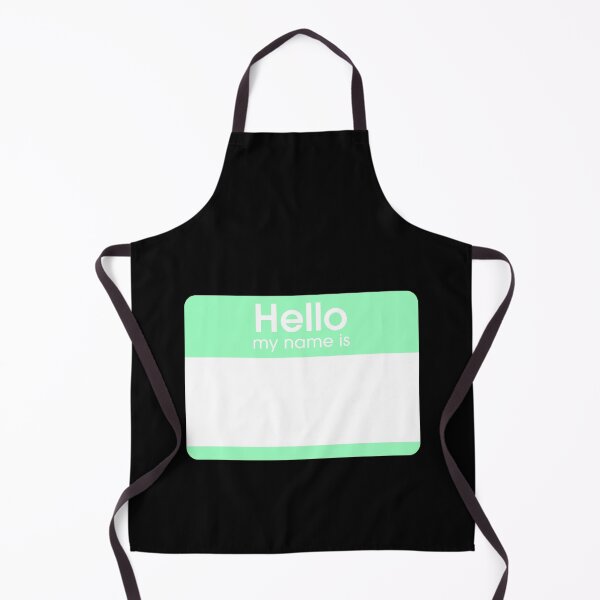 Item preview, Pastel Turquoise Blank Name Tag Hello My Name Is Label  designed and sold by everything4eva.