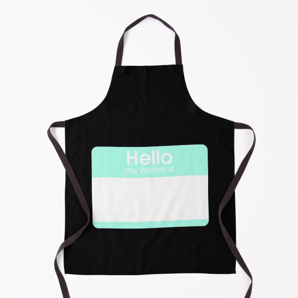 Item preview, Pastel Teal Blank Name Tag Hello My Name Is Label  designed and sold by everything4eva.