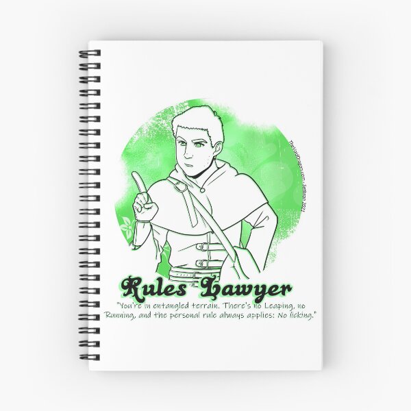 Item preview, LARP Archetype - The Rules Lawyer- Good on Light Backgrounds designed and sold by SeattleLARP.