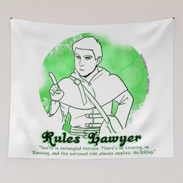 Item preview, LARP Archetype - The Rules Lawyer- Good on Light Backgrounds designed and sold by SeattleLARP.