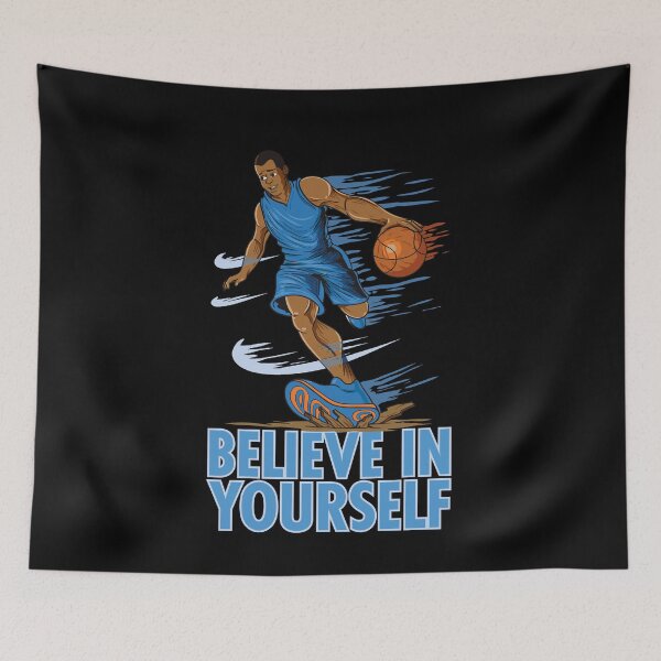 Item preview, Basketball Motivation Quote Believe in yourself designed and sold by FalkDania.