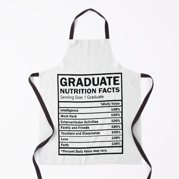 Aperçu de l'œuvre Faits nutritionnels diplômés créée et vendue par HumbleShirt.