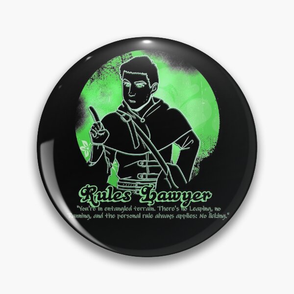 Item preview, LARP Archetype - The Rules Lawyer- Good on Dark Backgrounds designed and sold by SeattleLARP.