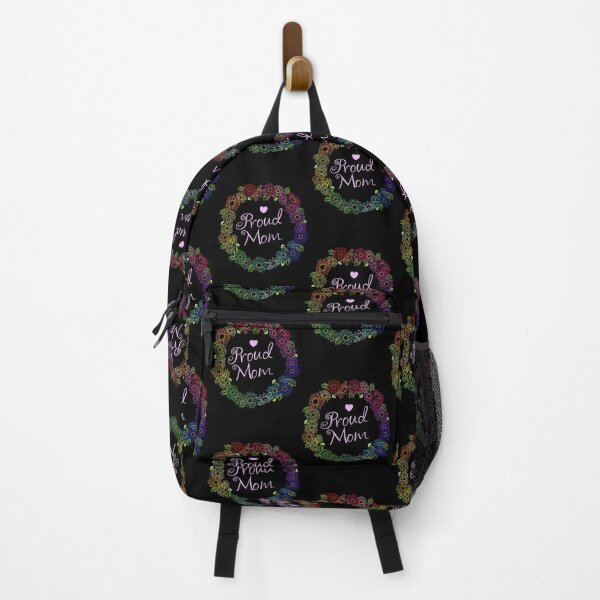 Item preview, Proud Mom - Rainbow Daisies - Outline designed and sold by Da-Family-Biz.