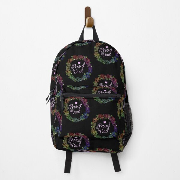 Item preview, Proud Dad - Rainbow Daisies - Outline designed and sold by Da-Family-Biz.
