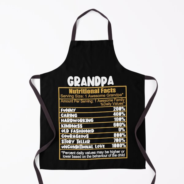 Item preview, Grandpa Nutritional Facts designed and sold by HumbleShirt.