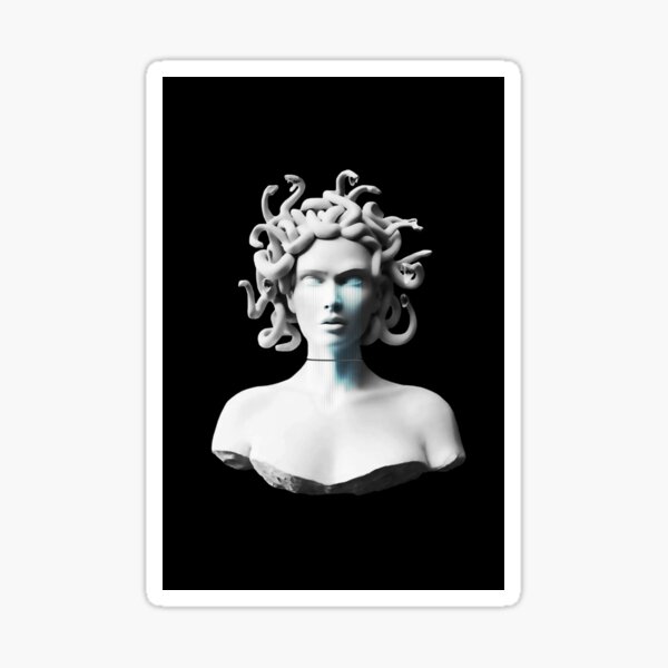 Deconstructed Medusa Sticker