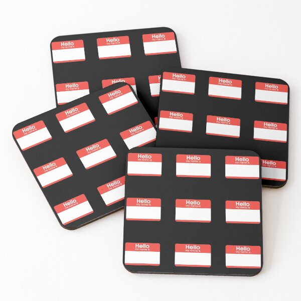 Item preview, Red Blank Name Tags Value Pack designed and sold by everything4eva.