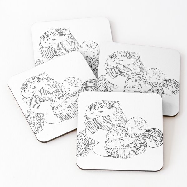 Item preview, Sweet Banquet Of Desserts Festive Ice-cream Biscuits And Lollies designed and sold by ClosLineDesigns.