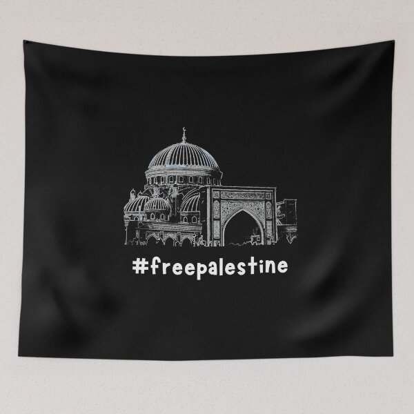 Item preview, #freepalestine - Mosque Sketch designed and sold by TesSpace.