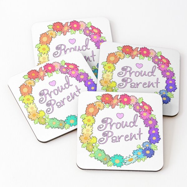 Item preview, Proud Parent - Rainbow Daisies - Colour designed and sold by Da-Family-Biz.