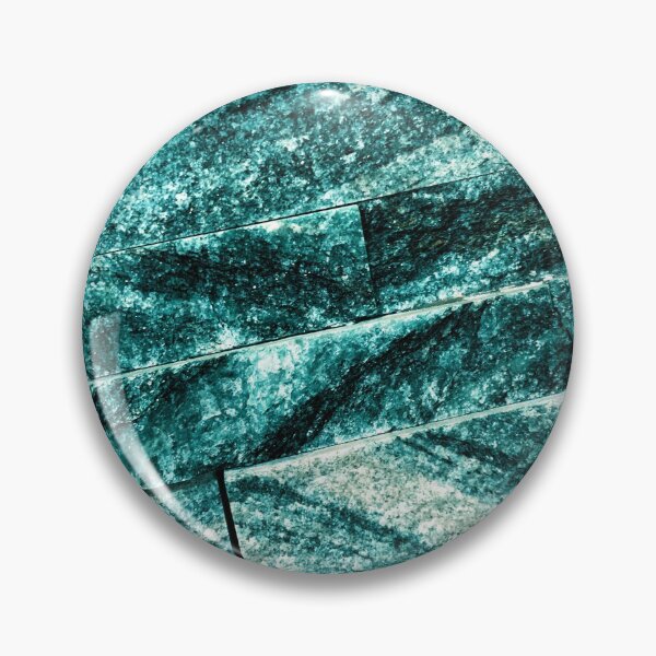 Item preview, Blue Green Brick Wall Abstract Photography Art  designed and sold by Ensjodesigns.