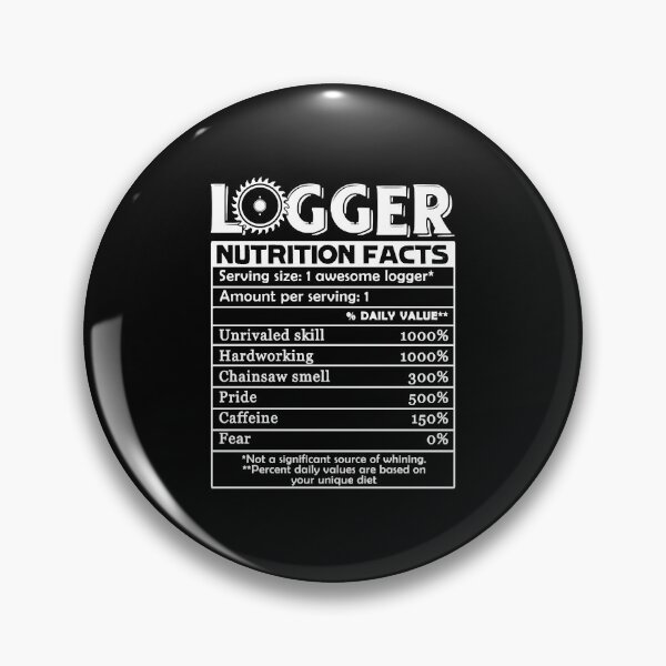 Item preview, Logger Nutrition Facts designed and sold by HumbleShirt.