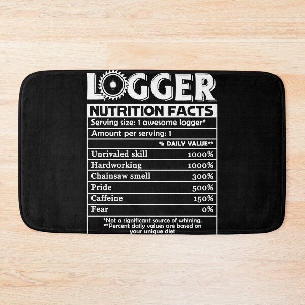 Item preview, Logger Nutrition Facts designed and sold by HumbleShirt.