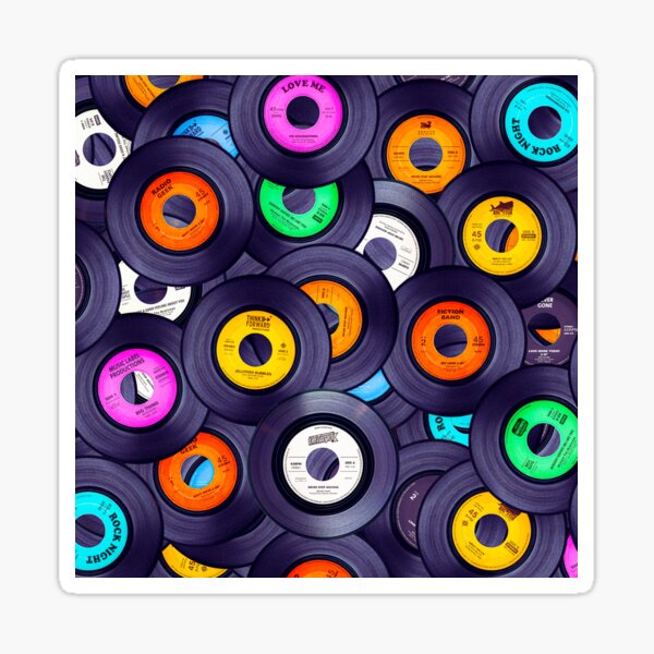 Aperçu de l'œuvre Vinyles colorés créée et vendue par IONcreatION.