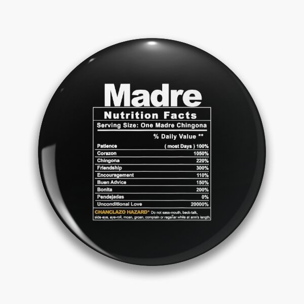 Item preview, Madre Nutrition Facts designed and sold by HumbleShirt.