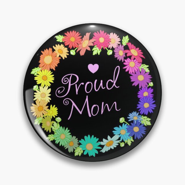 Item preview, Proud Mom - Rainbow Daisies - Colour designed and sold by Da-Family-Biz.