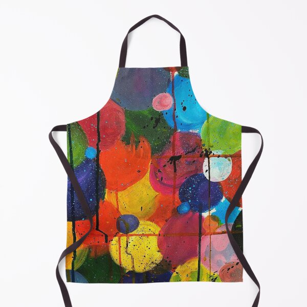 Item preview, Abstract Art: (v.2.0) Bubbles + Colors + Splatters (Version 2.0: Large Bubble Pattern) designed and sold by VONTARIA.
