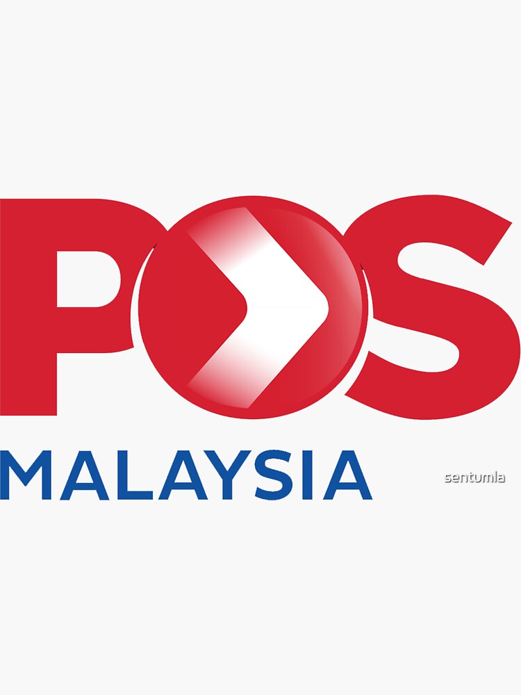 "Pos Malaysia Logo" Sticker for Sale by sentumla | Redbubble