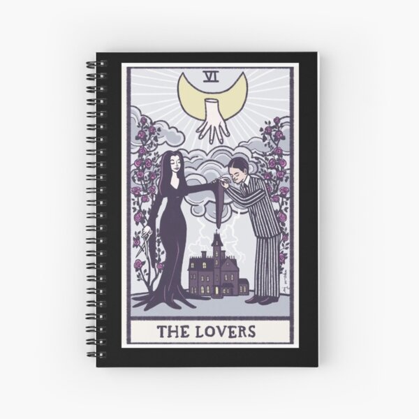 Artikel-Vorschau von Die Liebhaber - Tarot - Addams Familie, designt und verkauft von NomiBee.