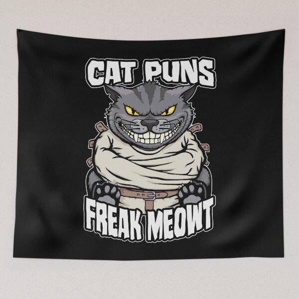 Item preview, Cat Puns Freak Meowt Crazy Cat Lady Funny Mad Cats Lover Pun designed and sold by GrandeDuc.