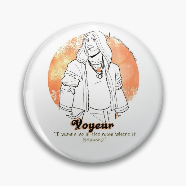 Artikelvorschau, LARP-Archetyp - Der Voyeur - Gut auf hellem Hintergrund entworfen und verkauft von SeattleLARP.