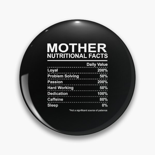 Item preview, Mother Nutritional Facts designed and sold by HumbleShirt.