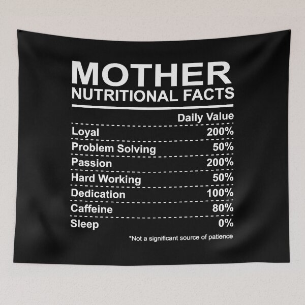 Item preview, Mother Nutritional Facts designed and sold by HumbleShirt.