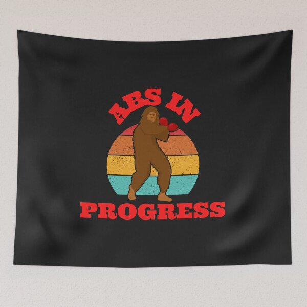 Item preview, abs in progress incomplete (bigfoot, red text) designed and sold by UnboundFull.