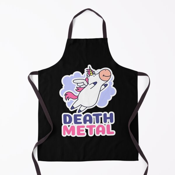 Item preview, Death metal happy pink and purple unicorn joke designed and sold by Captain-Jackson.
