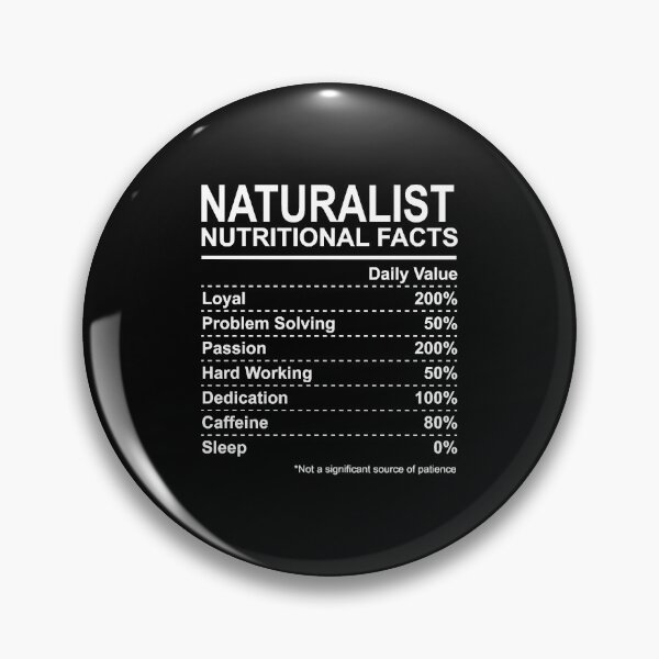 Item preview, Naturalist Nutritional Facts designed and sold by HumbleShirt.