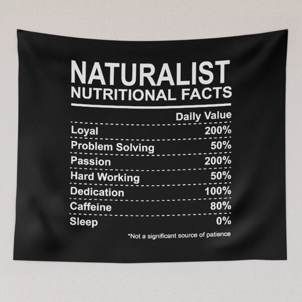 Item preview, Naturalist Nutritional Facts designed and sold by HumbleShirt.