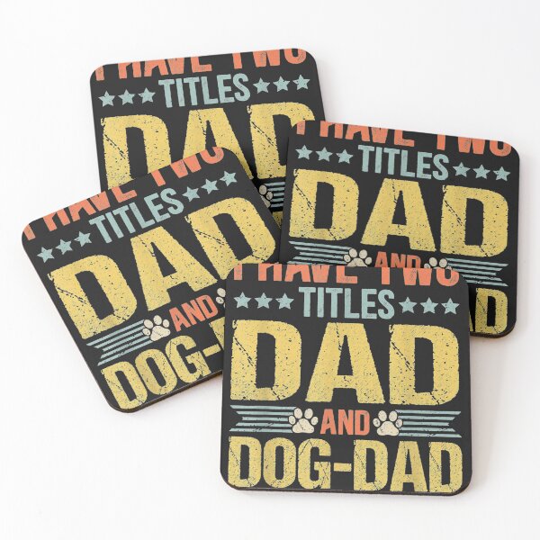 Item preview, Dog Lover Dad Funny Puppy Father Quote Fathers Day Saying T-Shirt designed and sold by Lukifo-Vista.