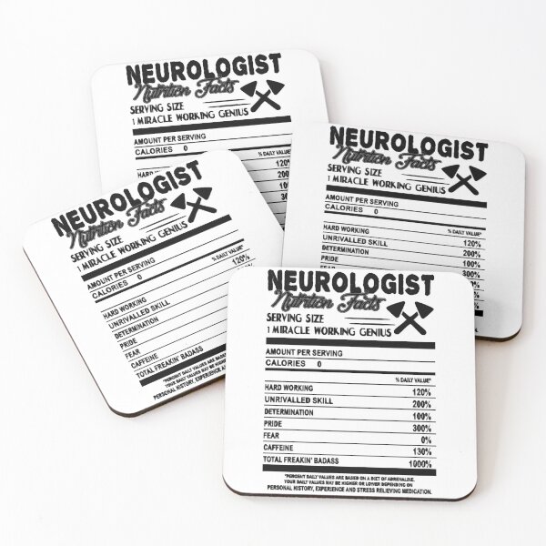 Item preview, Neurologist Nutrition Facts designed and sold by HumbleShirt.