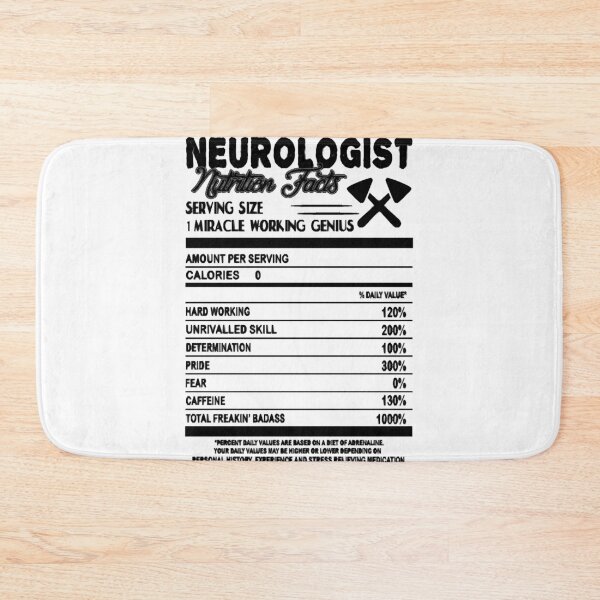 Item preview, Neurologist Nutrition Facts designed and sold by HumbleShirt.