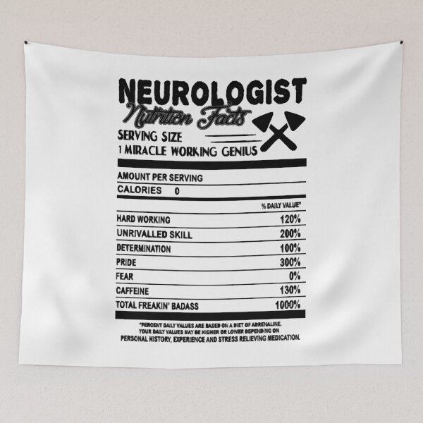 Item preview, Neurologist Nutrition Facts designed and sold by HumbleShirt.