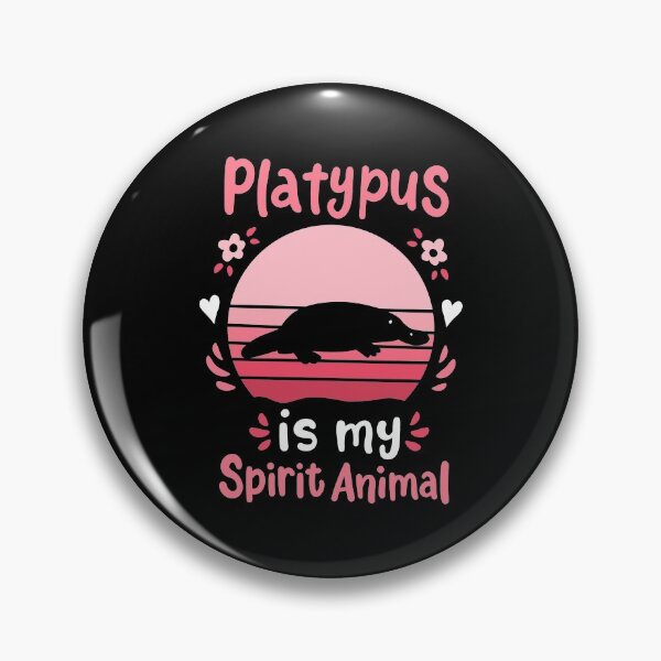 Item preview, Platypus Spirit Animal Retro designed and sold by CreativeGiftShp.