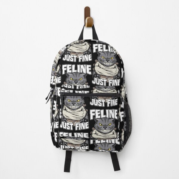 Item preview, Feline Just Fine Crazy Cat Lady Funny Mad Cats Lover Pun designed and sold by GrandeDuc.