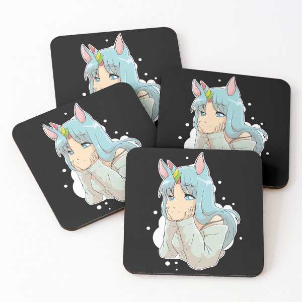 Item preview, Anime Girl Unicorn Pastel Goth Japanese designed and sold by CreativeGiftShp.
