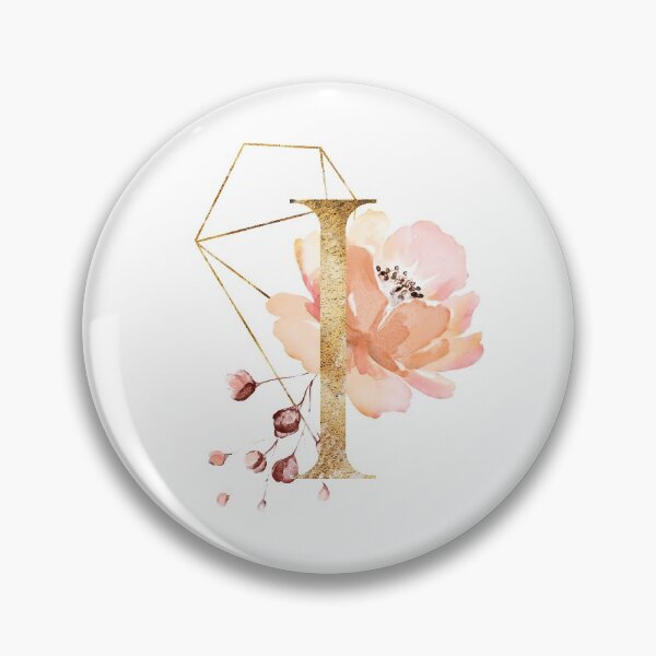 Item preview, Floral Geometric Polygon Monogram I designed and sold by junkydotcom.