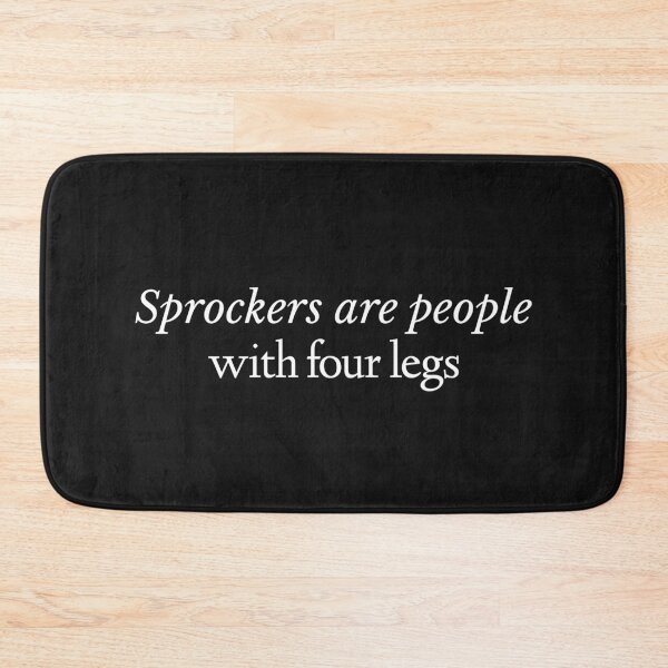 Item preview, Sprockers are People with Four Legs funny dog breed joke designed and sold by AMSonArt.