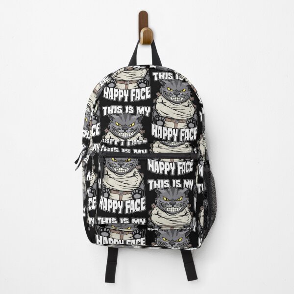 Item preview, This Is My Happy Face Crazy Cat Lady Funny Mad Cats Lover designed and sold by GrandeDuc.